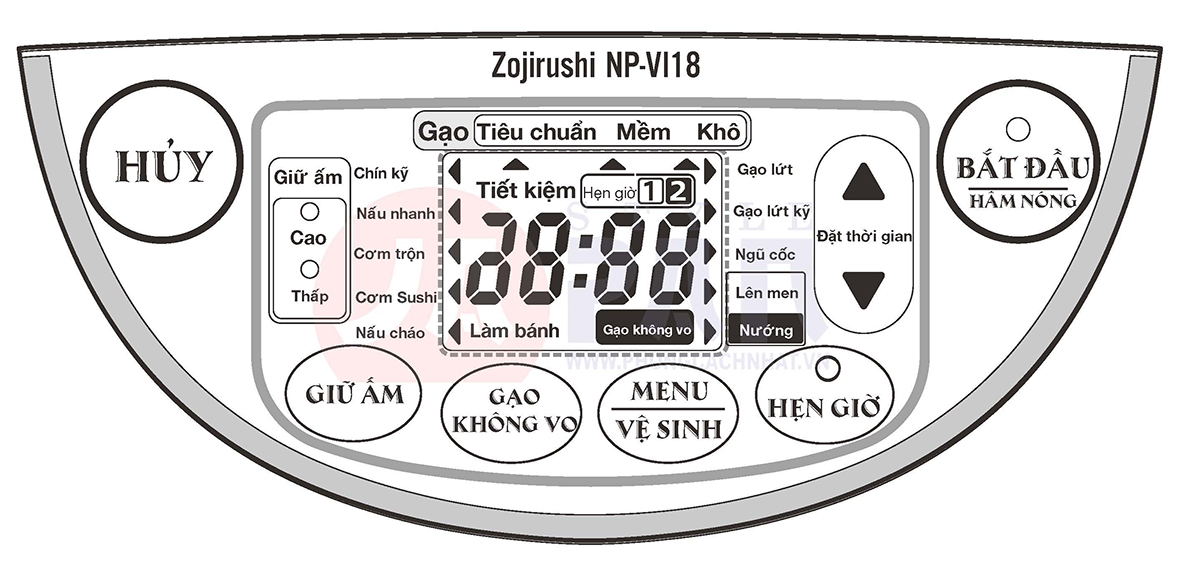 Hướng dẫn sử dụng nồi cơm điện Zojirushi 2 Hướng dẫn sử dụng nồi cơm điện Zojirushi