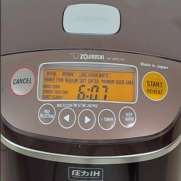 Nồi cơm điện Áp suất Cao tần Điện tử Zojirushi NP-BSQ18V-TA 1.8L 6 NP BSQ18V 5