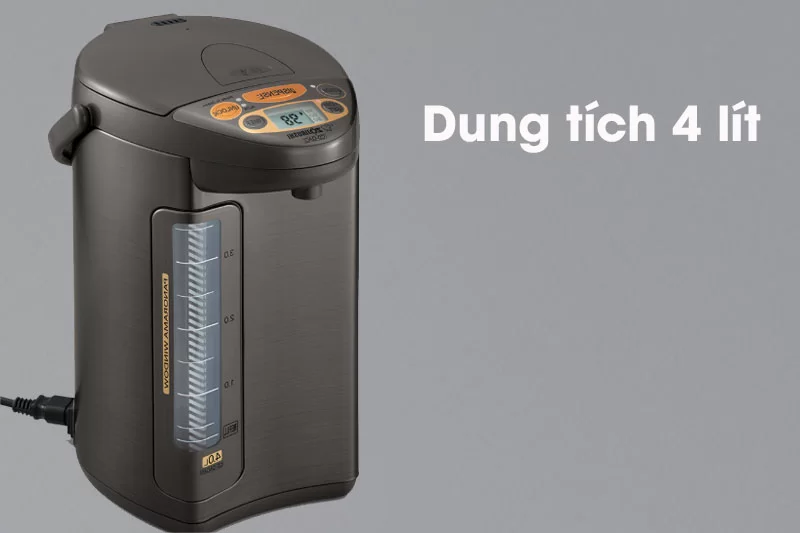 Bình thủy điện Zojirushi CD-JQAQ40-TA 2 binh thuy zojirushi cd qaq40 ta 3