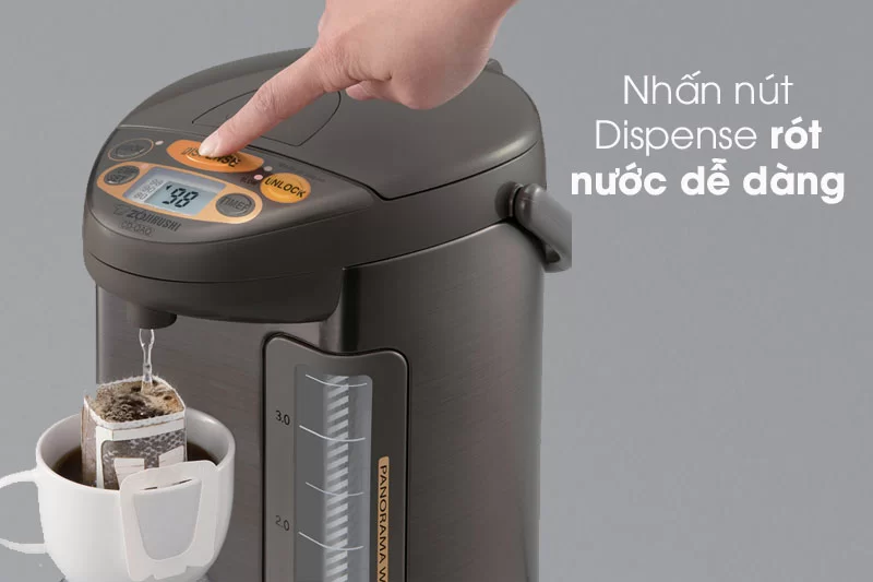 Bình thủy điện Zojirushi CD-JQAQ40-TA 10 binh thuy zojirushi cd qaq40 ta 4