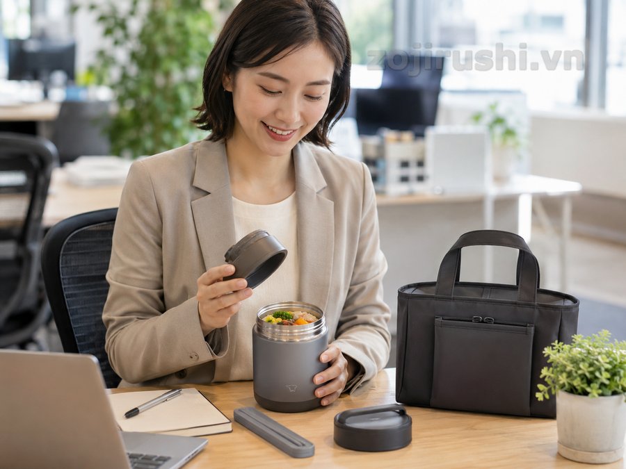 Cách chọn cà men cơm Zojirushi cho dân văn phòng và học sinh 3 Cách chọn cà men cơm Zojirushi cho dân văn phòng và học sinh