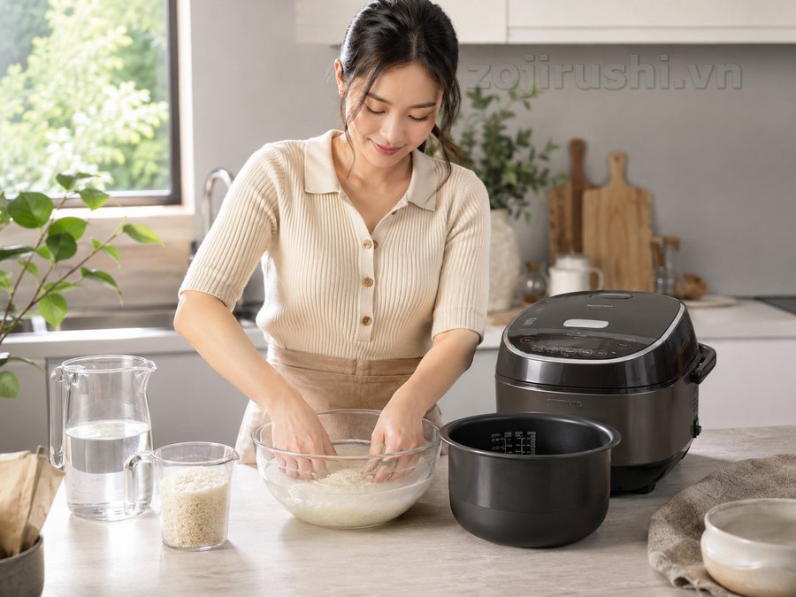 Cách sử dụng nồi cơm điện Zojirushi để cơm ngon và ổn định hơn 2 Cách sử dụng nồi cơm điện Zojirushi để cơm ngon và ổn định hơn