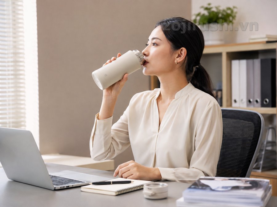 Cách sử dụng bình giữ nhiệt Zojirushi để giữ nóng lạnh tốt hơn 2 Cách sử dụng bình giữ nhiệt Zojirushi
